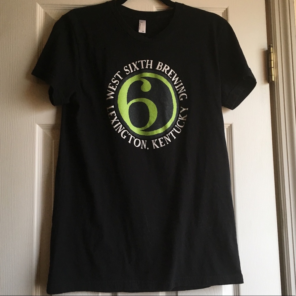 West Sixth Brewing t-shirt Marked 2XL, fits like L